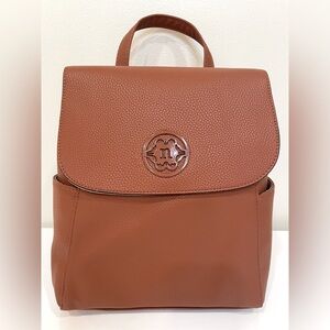 NWT Nanette Lepore top handle toffee backpack